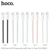 Cablu Hoco X104 Source 60W charging data cable Type-C to Type-C(L=1M) [Black]